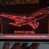 Luminária de LED Aviação - Boeing 747-800 - com Nome Personalizado - Image 3