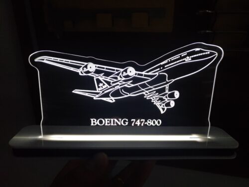 Luminária de LED Aviação - Boeing 747-800 - com Nome Personalizado - Image 4